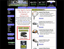 Tablet Screenshot of csggolf.com